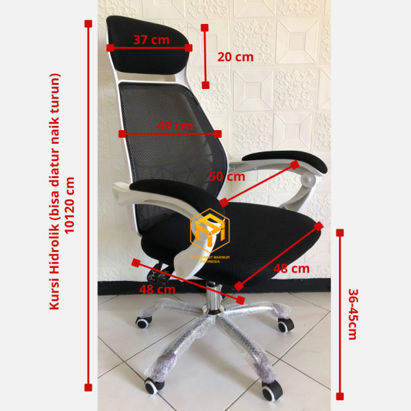 KK-31 PUTIH UKURAN Kursi Kantor KK-31