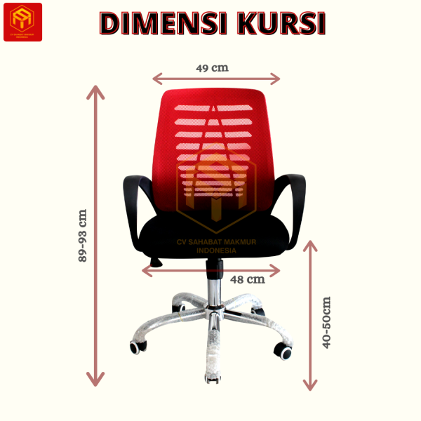 Kursi Kantor Hidrolik KK-03