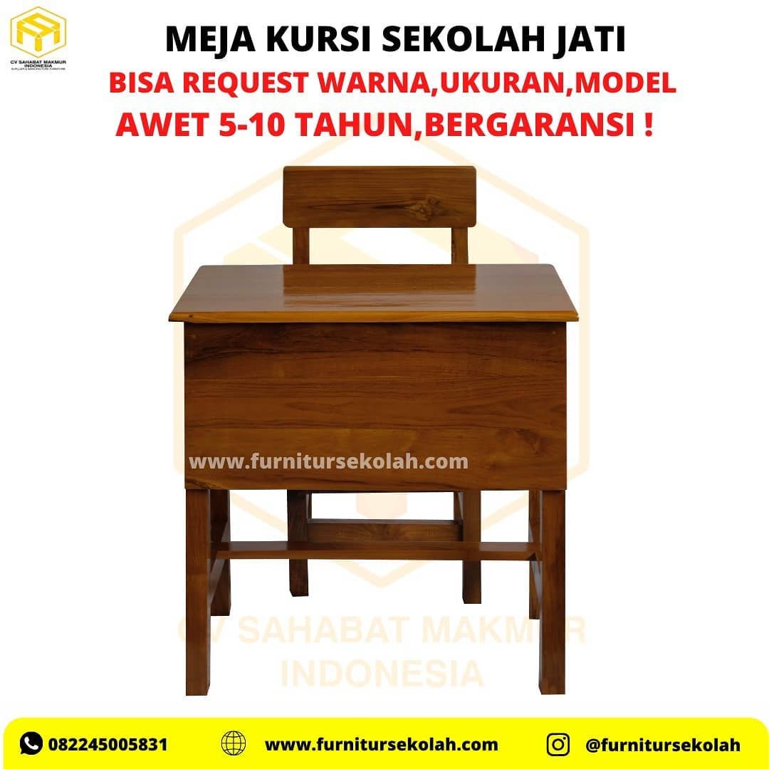 meja sekolah kayu