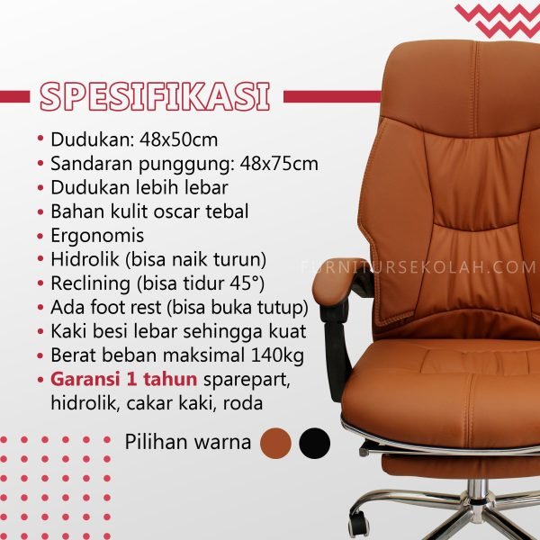 Kursi Direktur Reclining KD-05SK