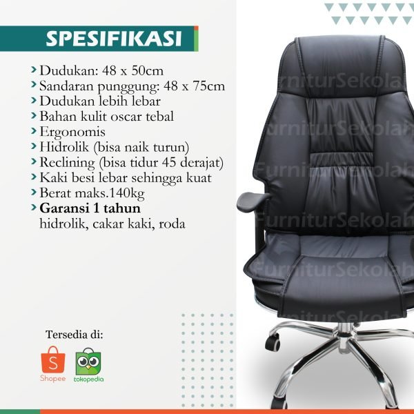 Kursi Direktur Reclining KD-17