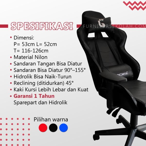 Kursi Gaming Reclining KGm-04