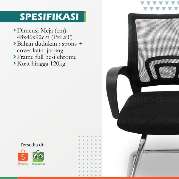 KK-14 SPEK Kursi Kantor Hadap KK-14