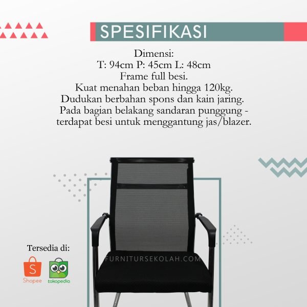 KK-34 SPEK Kursi Kantor Hadap KK-34