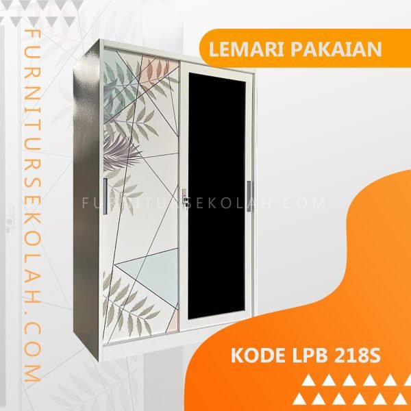 Lemari Pakaian Besi LPB-218S