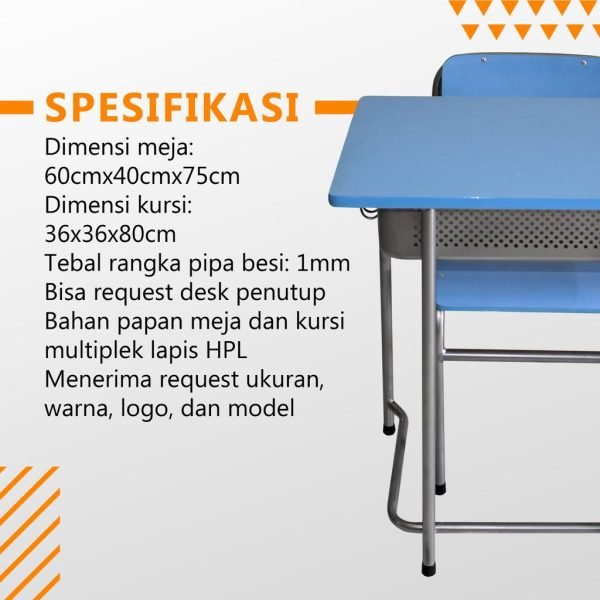 Meja Kursi Sekolah MB-05 BEST SELLER