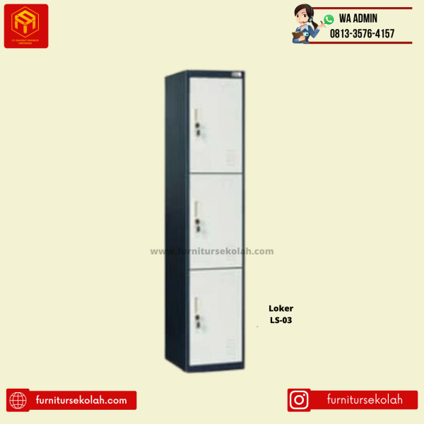 Loker 3 Pintu LS-03