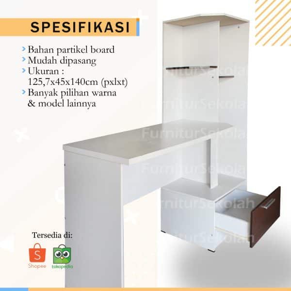 spesifikasi Meja Belajar Meja Kerja Minimalis fs Meja Belajar/ Meja Kerja Minimalis