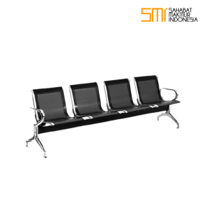Kursi Tunggu Besi 4 Seat Sandaran